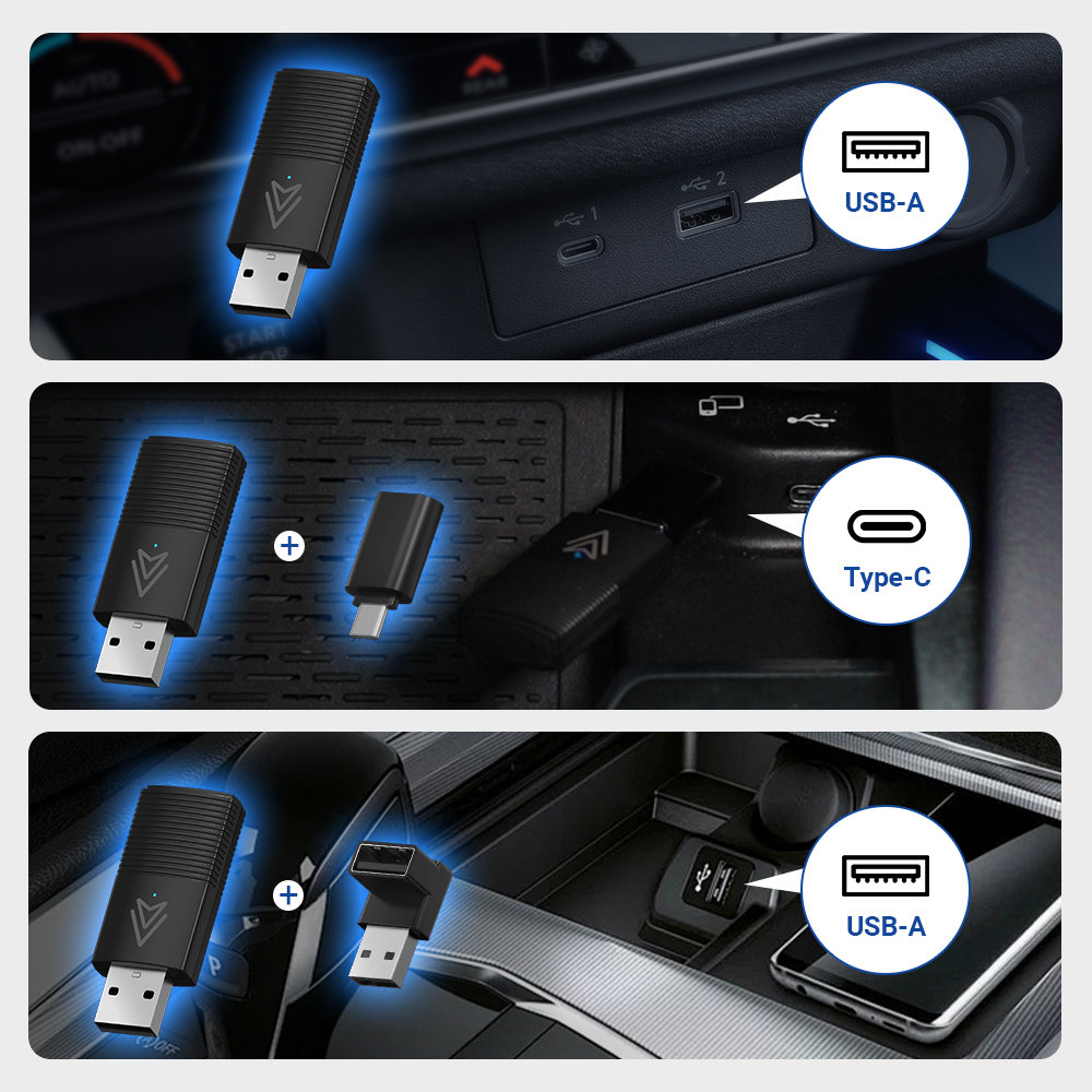 MINIX CAR Wired to Wireless Android Auto USB Dongle CP86-AA