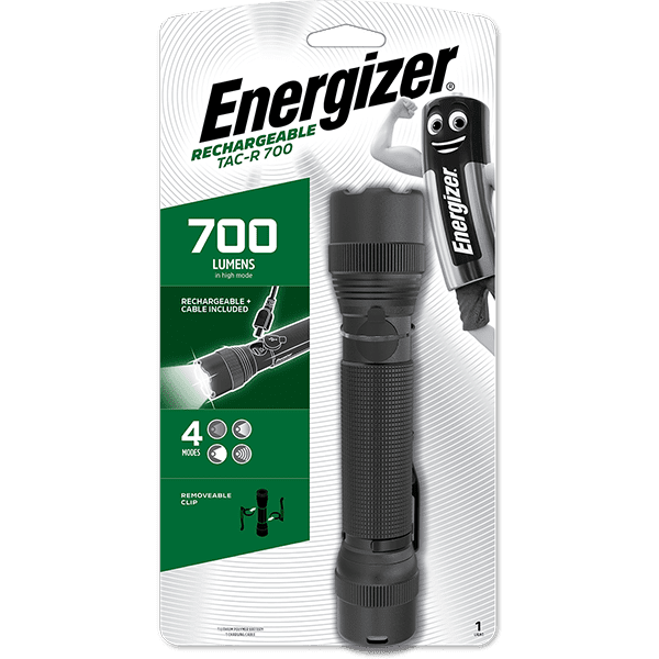 Energizer Light Torch 700 Lumens (USBC) - Tactical 700 Rechargeable