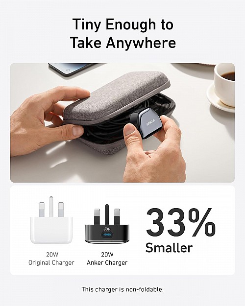 Anker Mobile Charger Wall 20W USB-C Nano PRO 511 & Cable White