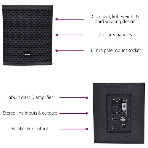 Citronic CASA-15B Passive Subwoofer 500Wrms 178.126UK