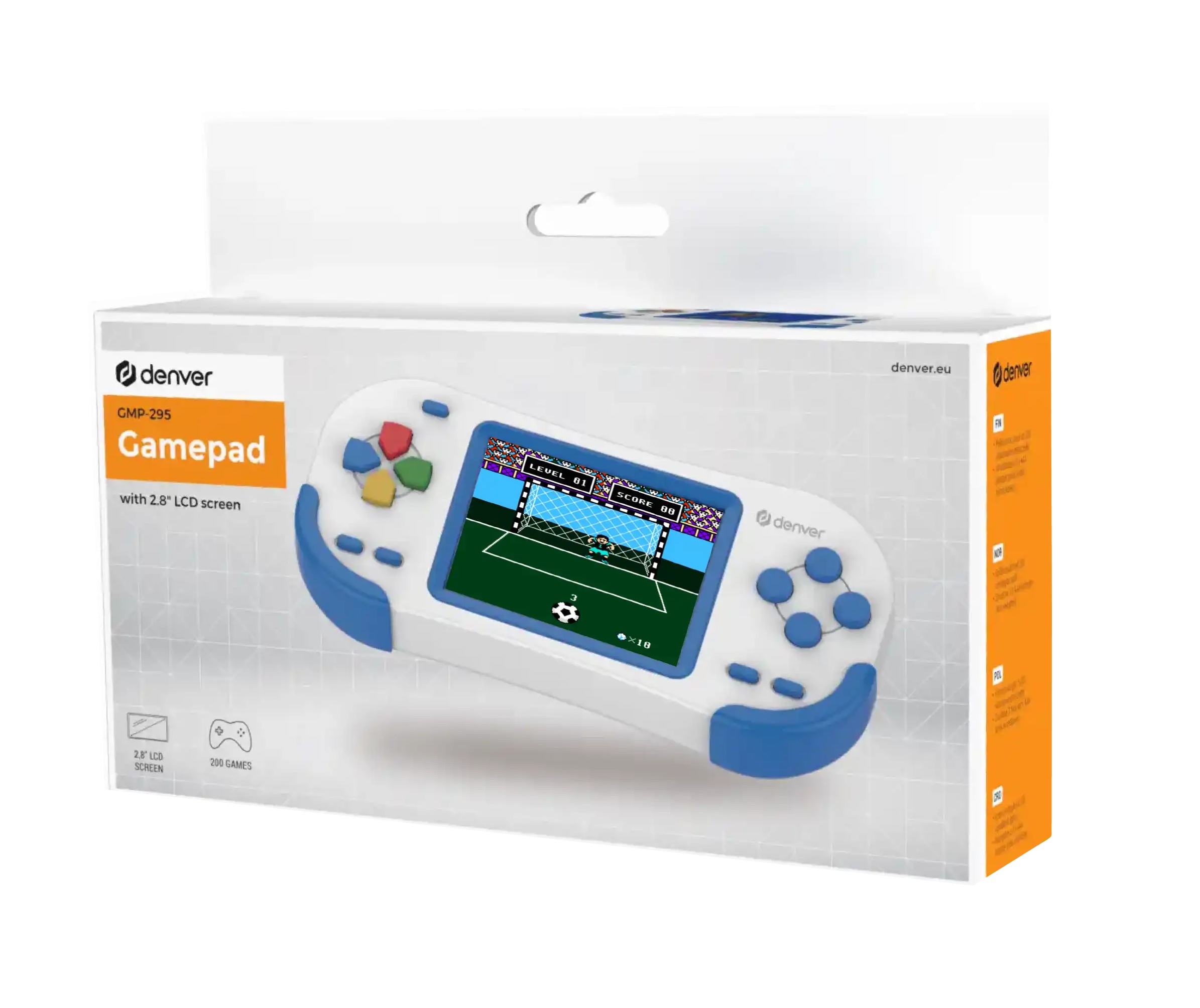 Denver Kids Gamepad with 200 Games 2.8'' Display 320x240 GMP-295