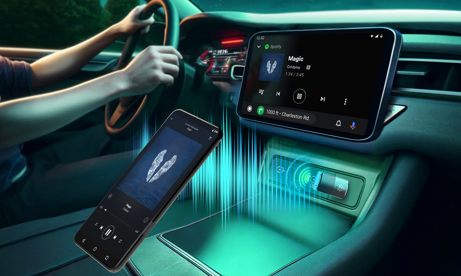 MINIX CAR Wired to Wireless Android Auto USB Dongle CP86-AA
