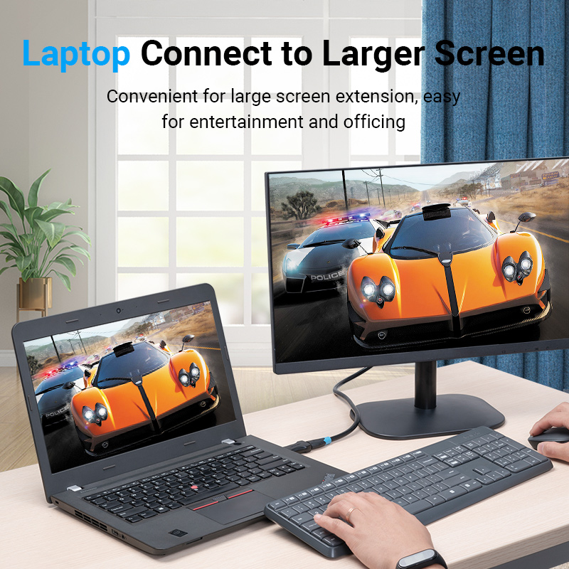 Vention DisplayPort Male to HDMI Female Adaptor 4K HBPB0