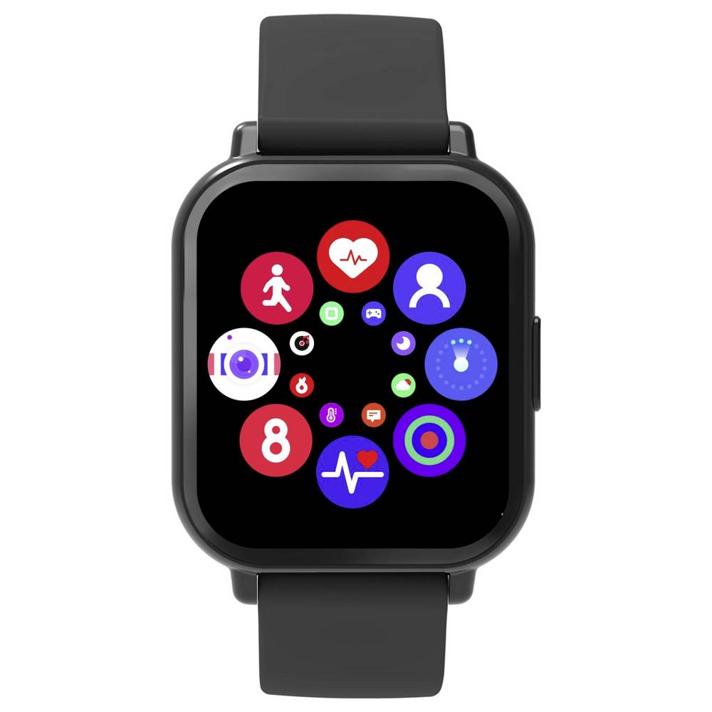 Denver Smartwatch with Call Function, Blood Pressure, SWC-176B Black
