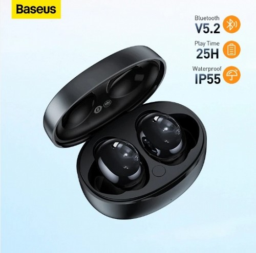 Baseus Headphones In Ear TWS Bowie E2 Black