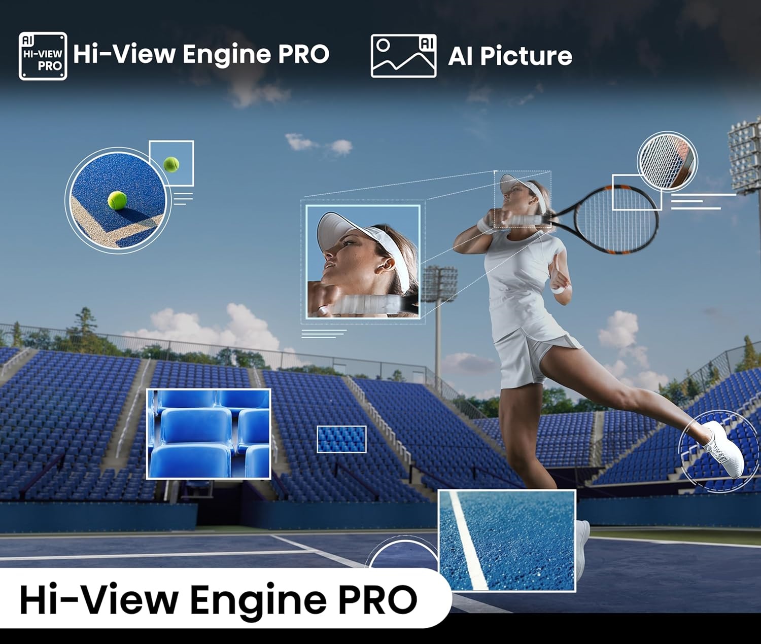 Hisense 75U7NQ 75'' 4K Smart QLED MINI LED 120hz TV