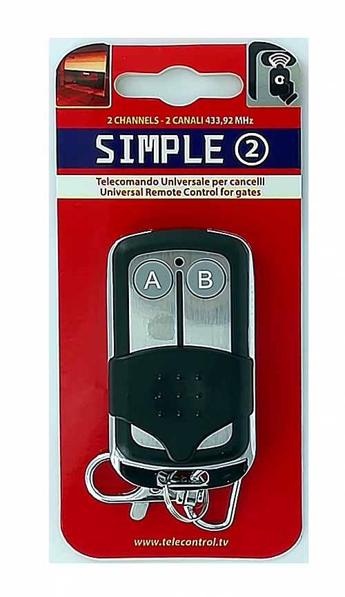 Superior Simple2 RF Remote Control 2 devices (433.92 MHz)