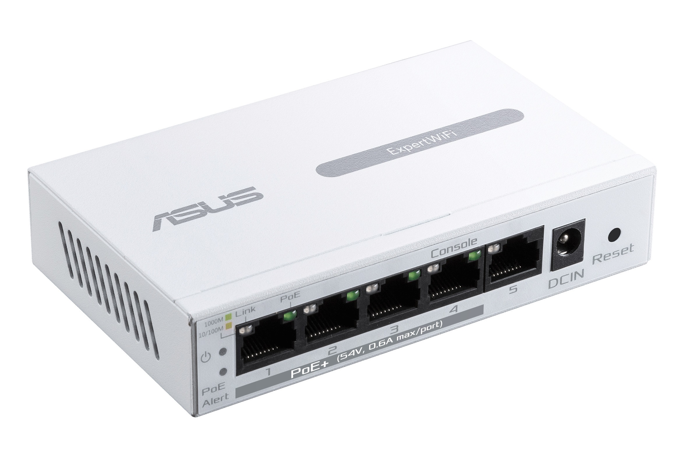 ASUS NETWORKING Switch PoE Managed 5-Ports with 4 PoE+ 60W EBP15
