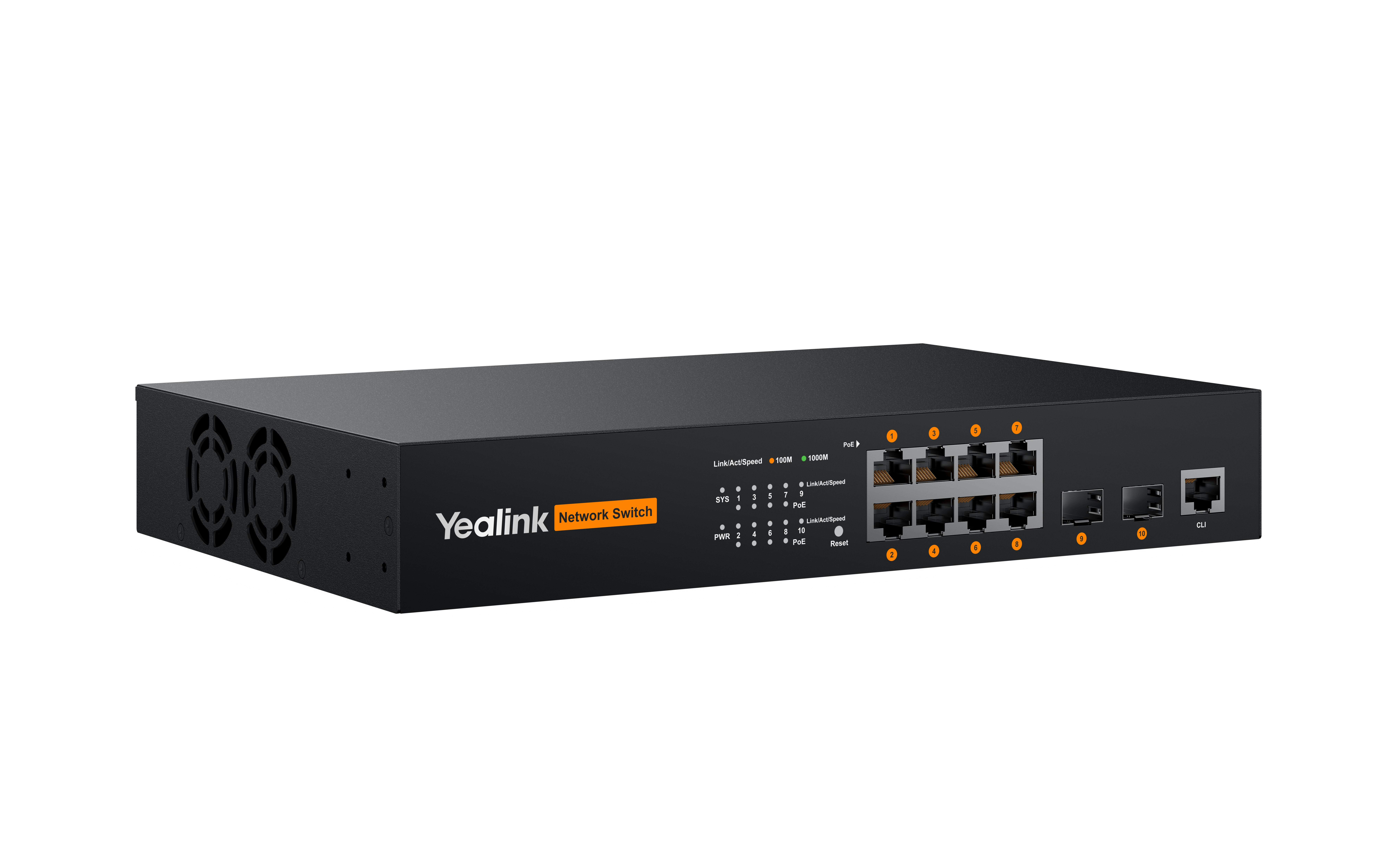 Yealink Switch 8-port L2+ web-based managed RHC80
