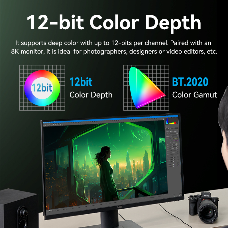 Vention HDMI Cable 2.1 8K60Hz Braided Ultra Thin 3.0m ALOGI