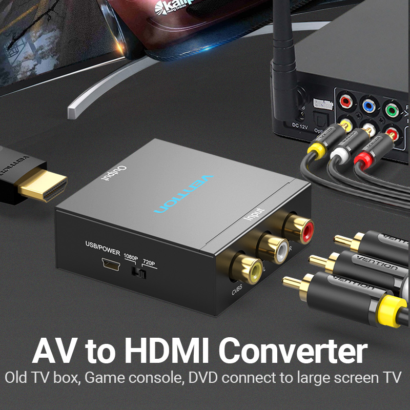 Vention Converter 3RCA to HDMI USB Powered AEFB0