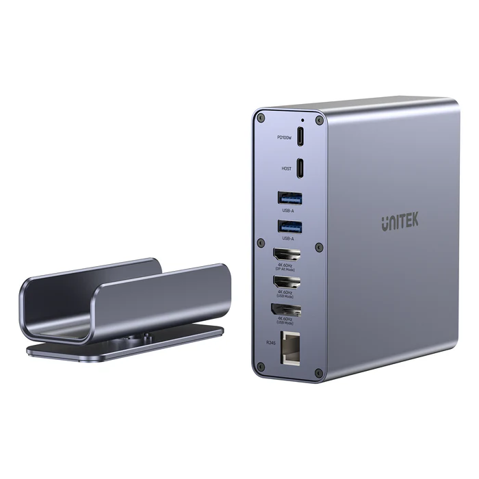 Unitek D1135A 15in1 USB-C Hub Supports Macbook M1 Triple 4K Displays PD100W Dual Card Readers