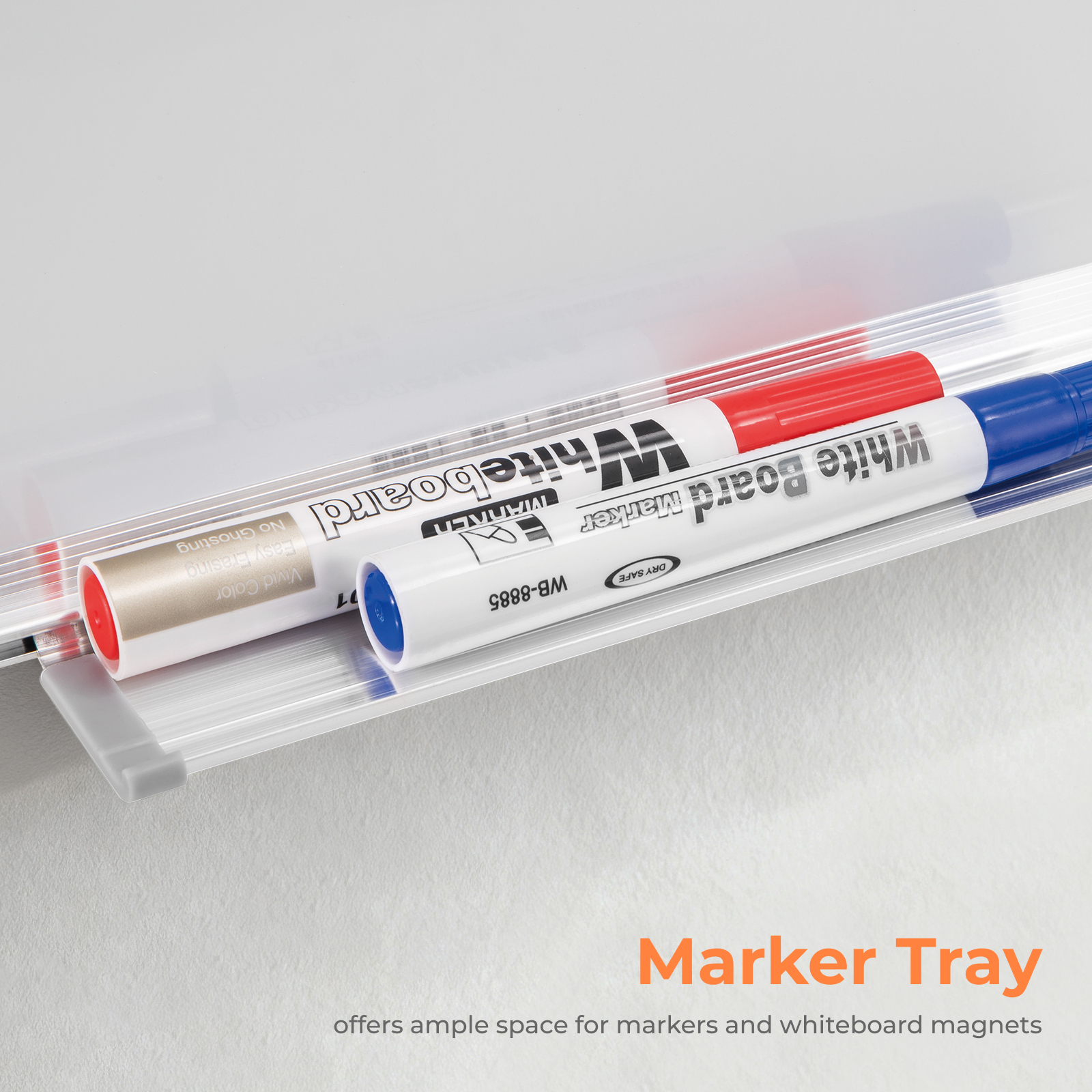 Lumivida Whiteboard Magnetic Dry-Erase Wall-Mounted Large WB02-1