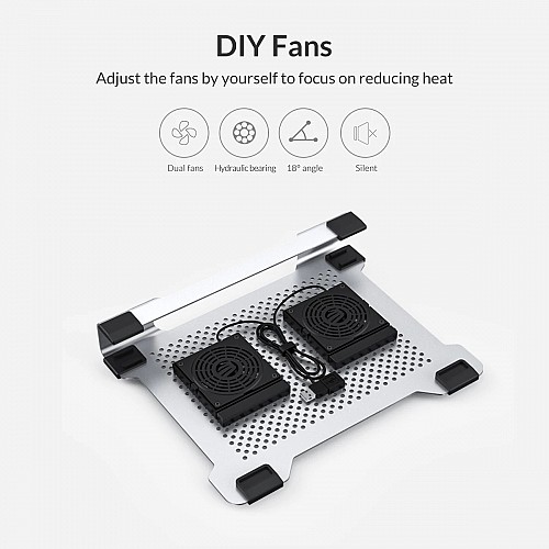 Orico Stand Laptop Cooling Pad with 2 fans NA15