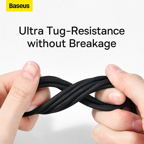 Baseus Cable USB-C to USB-A Tungsten Gold 100W 2.0m Blk
