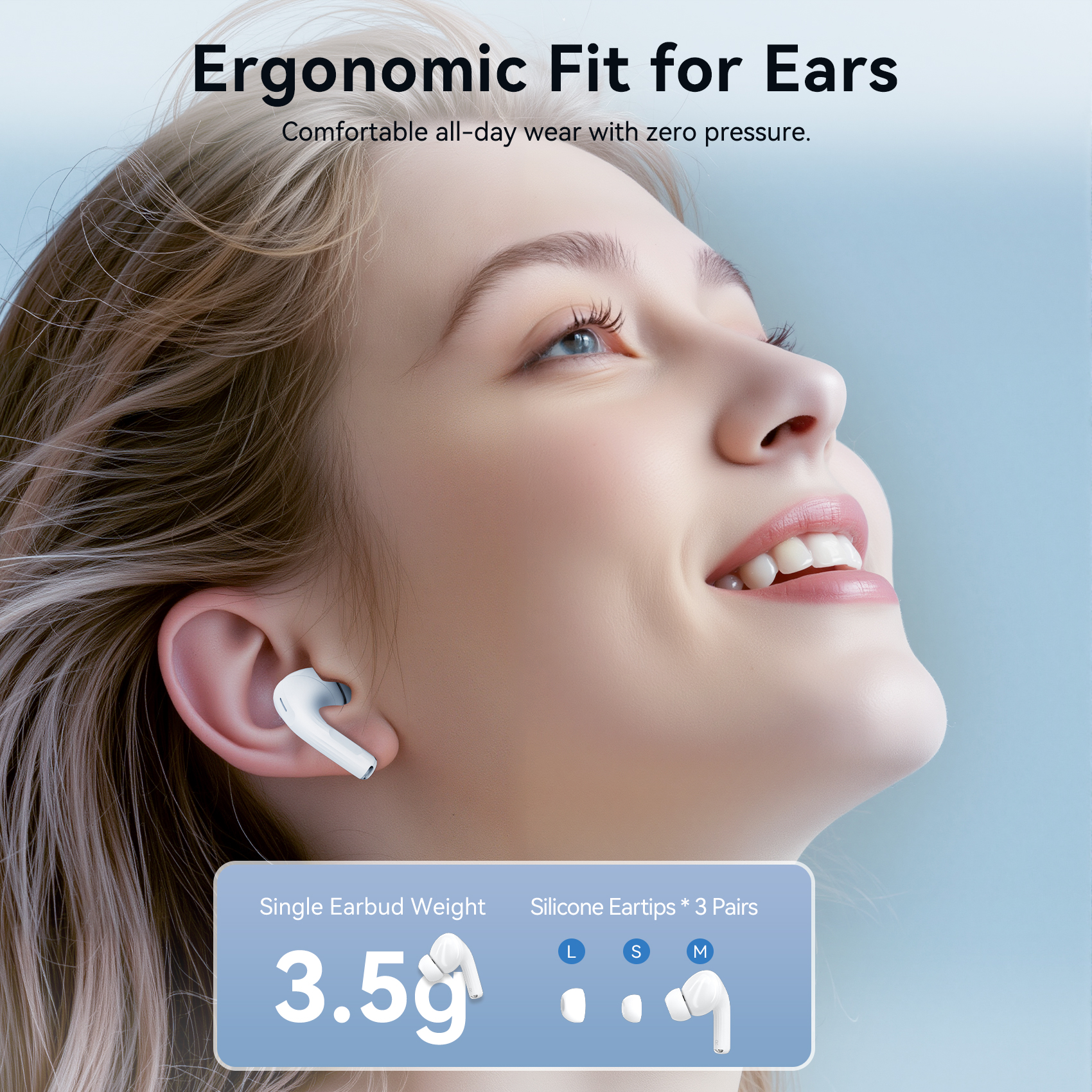 Vention Earphones BT TWS InEar ECHO LITE E11 Plus White NBVW0-Plus