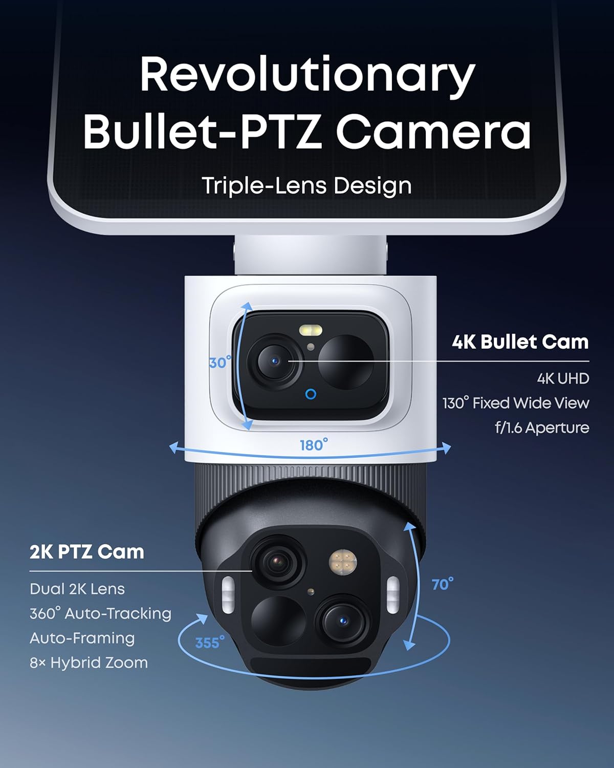 Anker Eufy Security Camera Kit S4 1 x 4K PTZ + Solar Panel