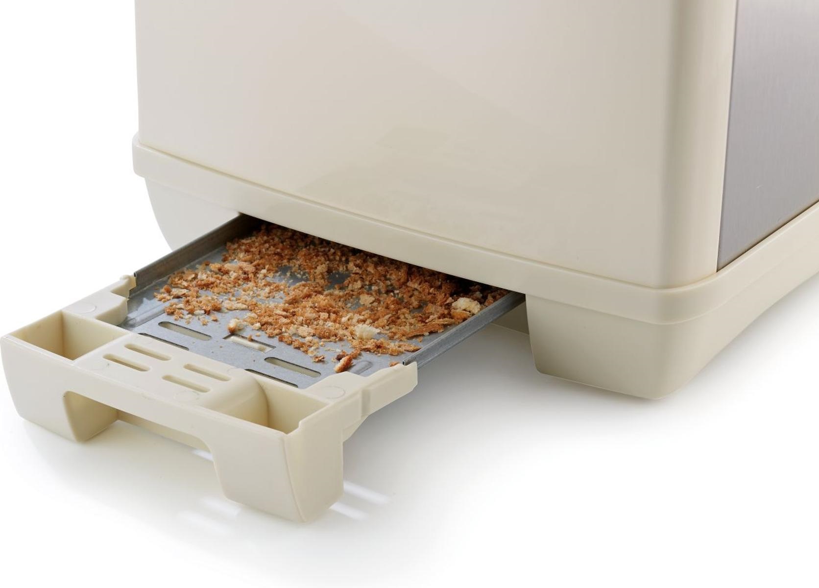 Gorenje Kitchen Toaster 850W 2 Slots 6 Heating Levels T1100CLI Ivory Metal