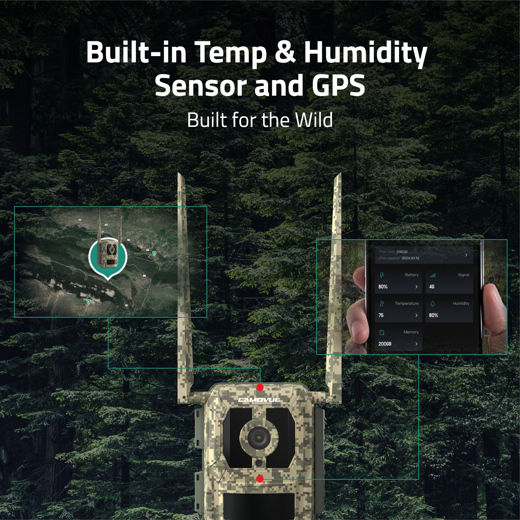 Reolink BP4G Outdoor Battery Camera 4K Wildlife Camovue Talon Series S130