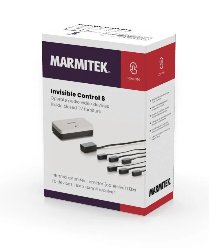 Marmitek Invisible Control 6 IR Extender Kit for up to 6 Devices