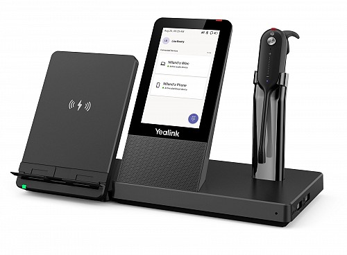 Yealink WH67 UC Workstation Convertible Wireless DECT Headset Teams