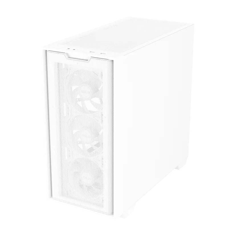 ASUS PC Case Gaming mATX Mesh Front Panel Tempered Glass Side Window 4x Pre-Installed ARGB Fans A21 PLUS White