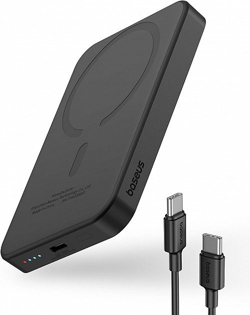 Baseus Powerbank 20W 5000mAh Magnetic Wireless Black