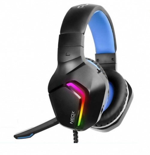 Alcatroz NEOX HP500 2.1 RGB Gaming Headset Black Blue