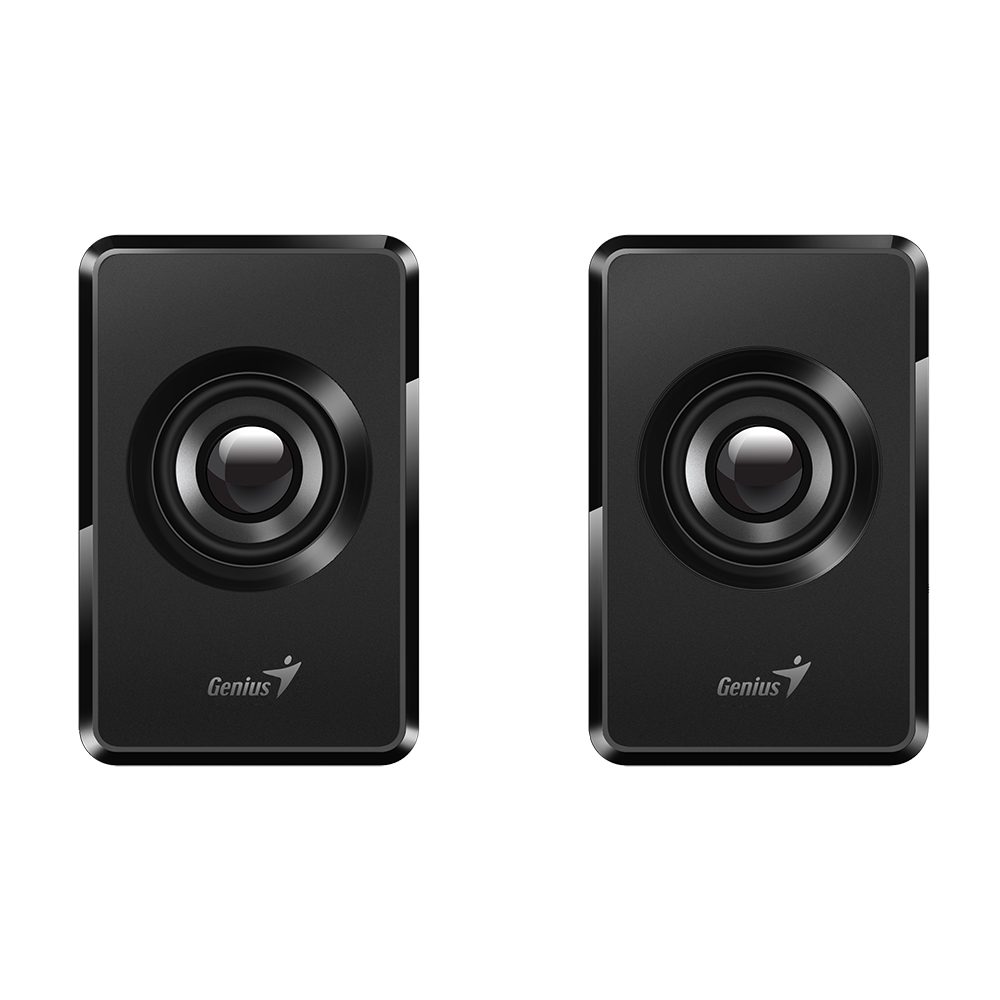 Genius PC Speakers 2.0 6W 3.5mm USB Powered Black SP-U125