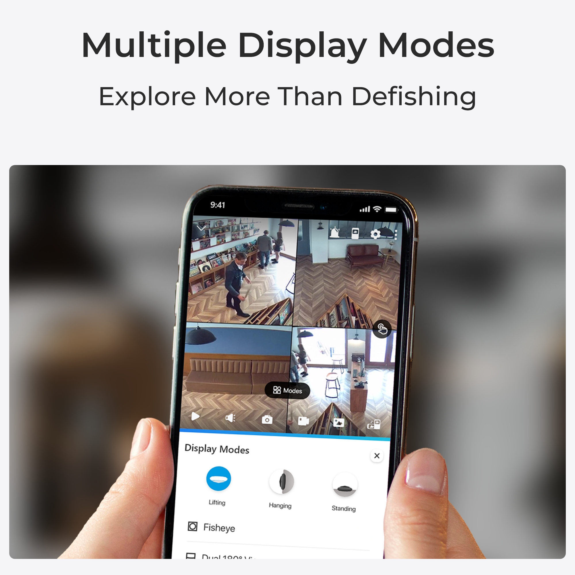 Reolink WIFI Indoor Panoramic 6MP Fisheye Camera (FE-W) W520