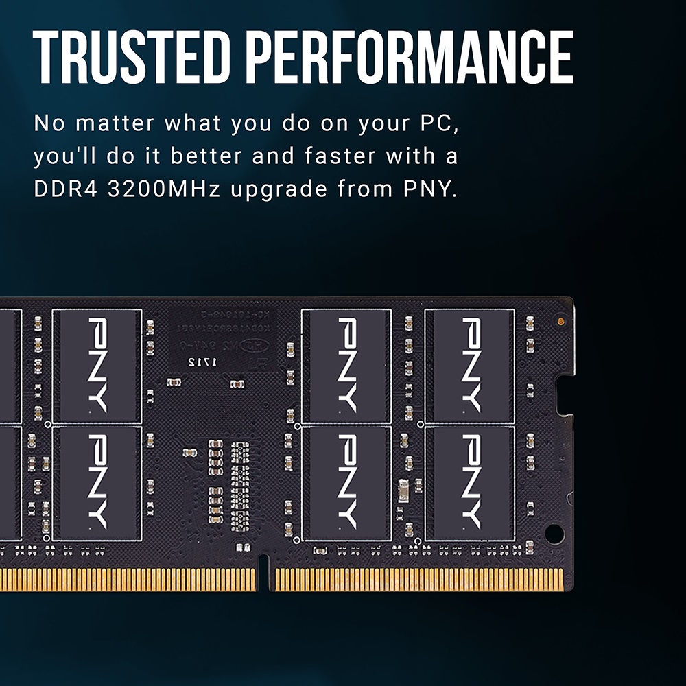 PNY RAM SODIMM DDR4 3200MHz CL22 16GB Notebook Memory
