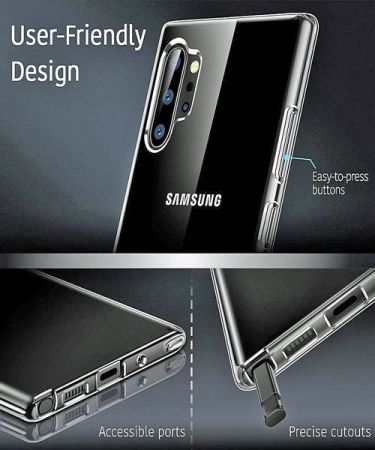 ESR Air Shield Clear Case for Note 10+