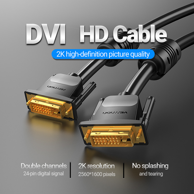 Vention DVI 24+1 Male to Male Cable 1.5m EAABG