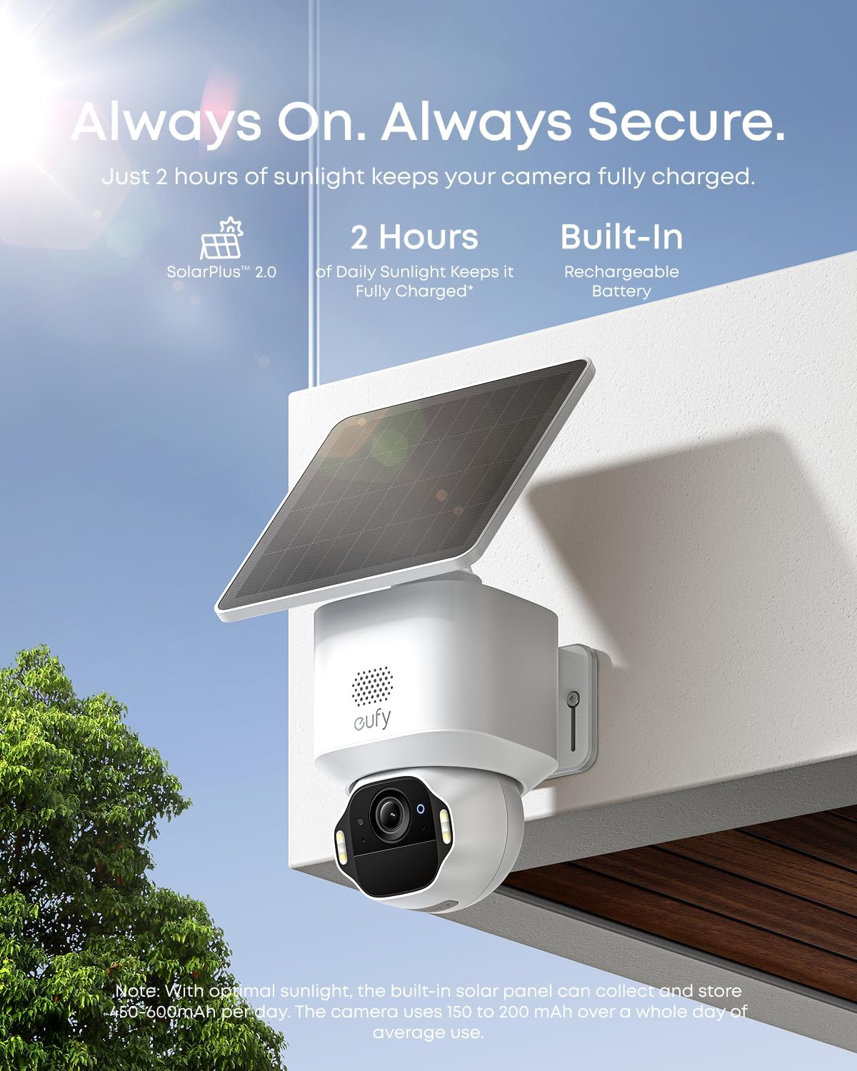 Anker Eufy Security Camera Kit eufyCam E42 4 x 4K PTZ + Solar + HB380