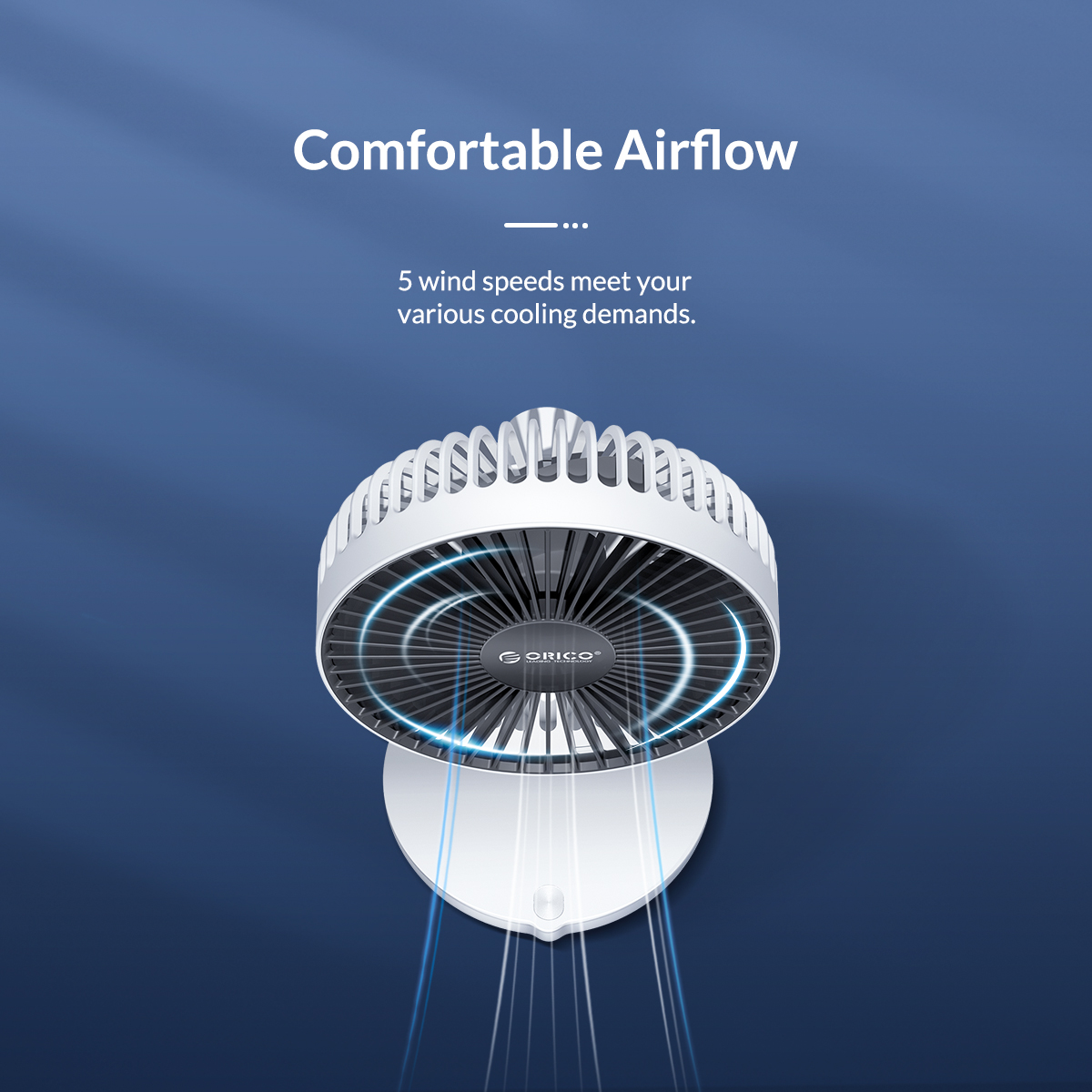 Orico VP Portable Desktop Fan 6W 4000mah GXZ-F819