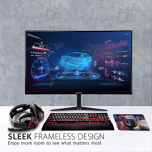 Viewsonic OMNI Gaming Curved Monitor VX 27'' Full-HD 165hz VX2718-PC-mhd