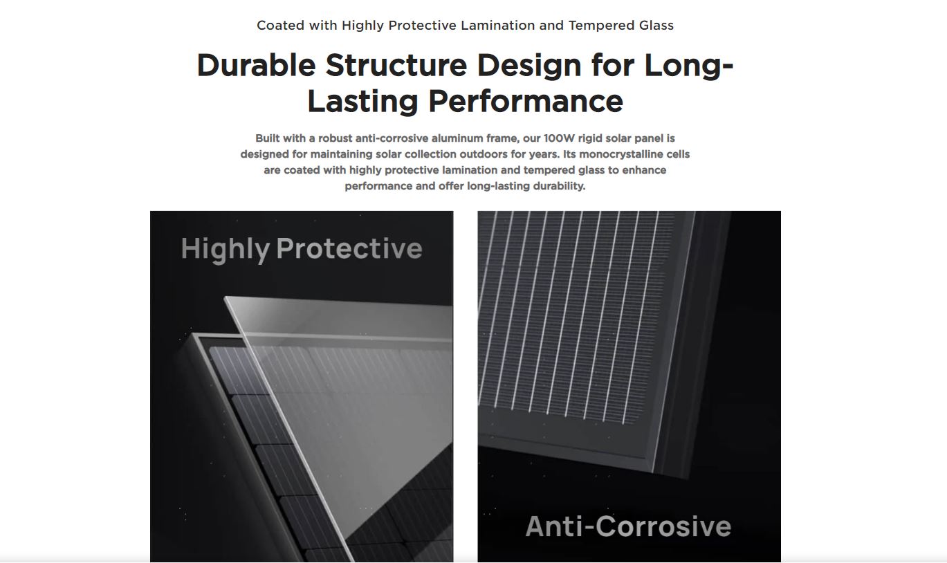 Ecoflow Solar Panel Rigid 200W (Combo 2x100W)