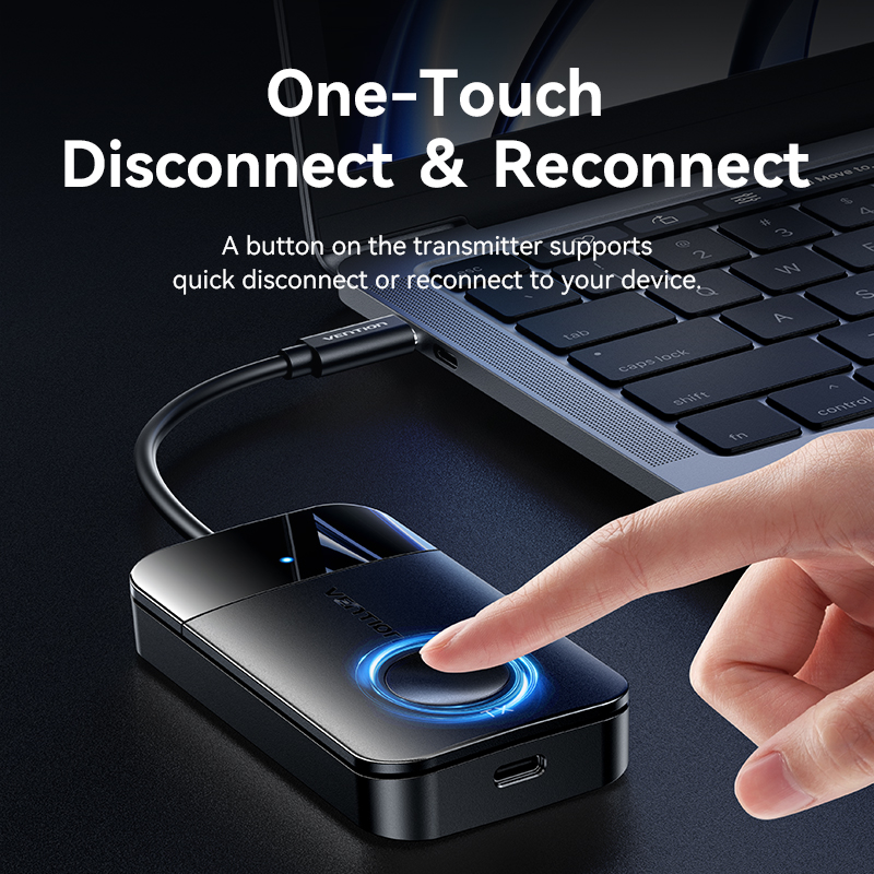 Vention HDMI Wireless Transmitter-Receiver HDMI to USB-C 4K30Hz ADOBB