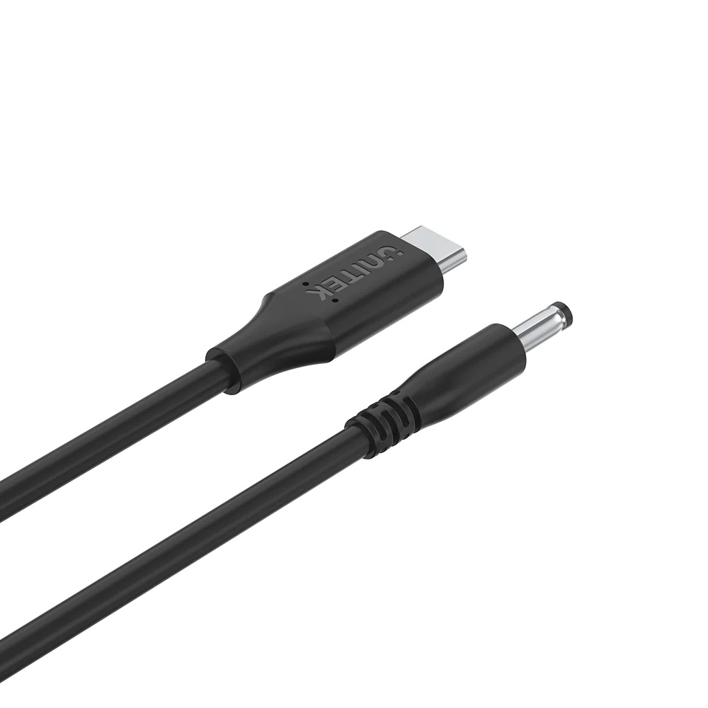 Unitek UCL USB-C to DC Cable 1.8m 65W for Lenovo 4.0x1.7mm C14118BK