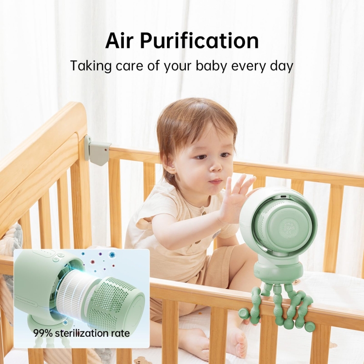 Jisulife Stroller Fan Life2 Green