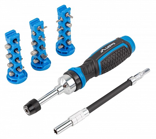 Lanberg NT-0806 Ratchet Screwdriver with Flexible Extension Bar Set