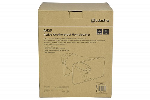 Adastra AH25 Active Weatherproof Horn Speaker 25W 952.102UK