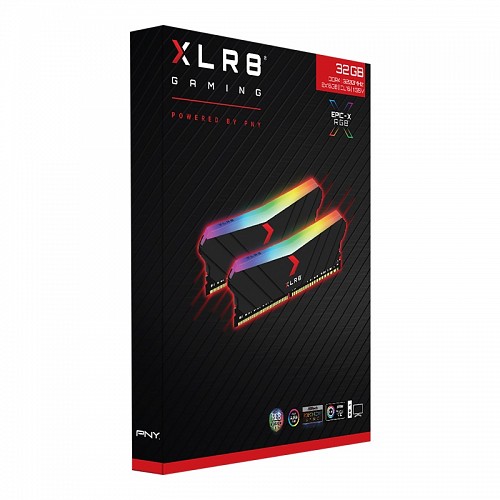 PNY XLR8 EPIC-X RGB DIMM DDR4 3200MHz 32GB (2X16GB) Desktop RAM