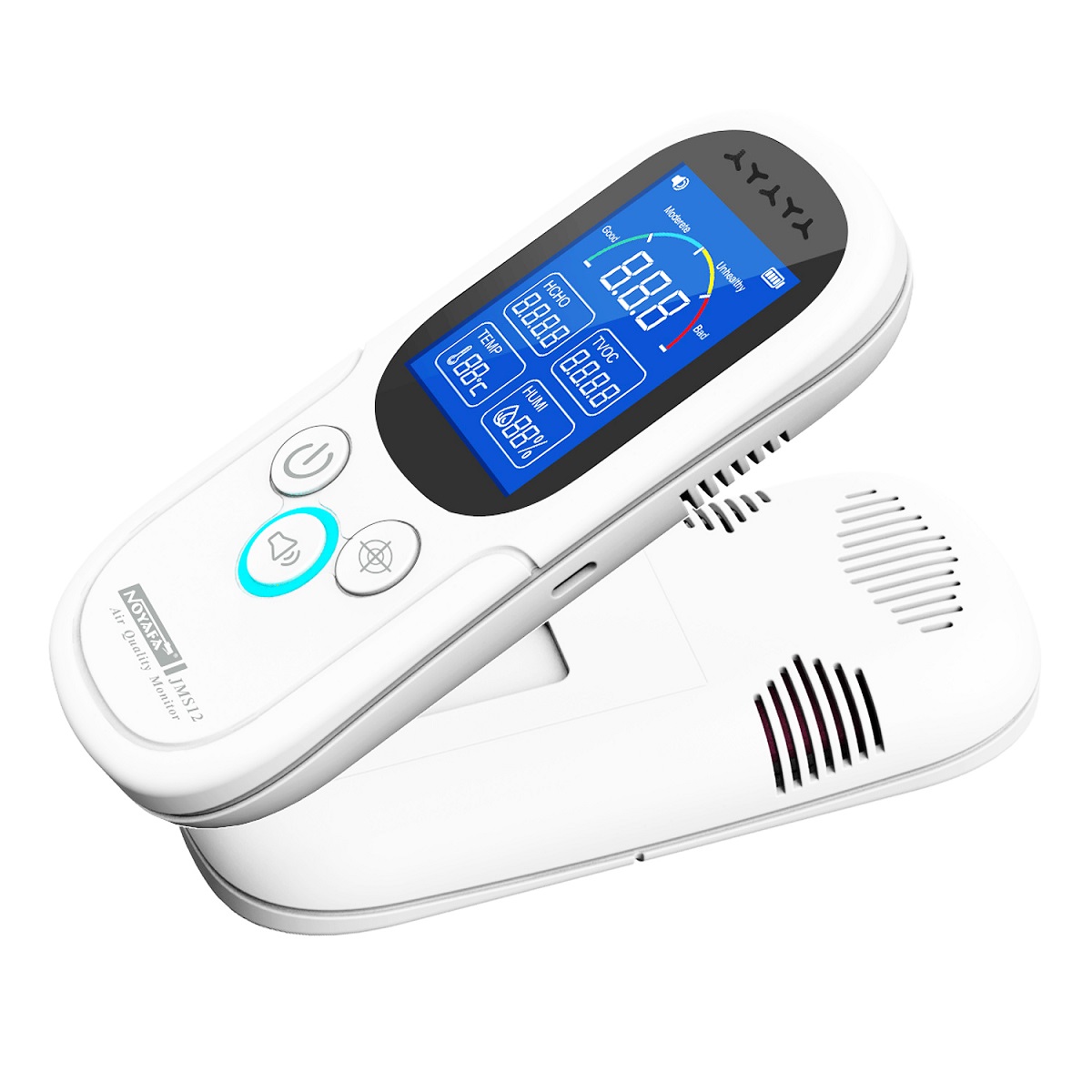 Noyafa Air Quality Tester for Formaldehyde, TVOC, Temperature & Humidity JMS12