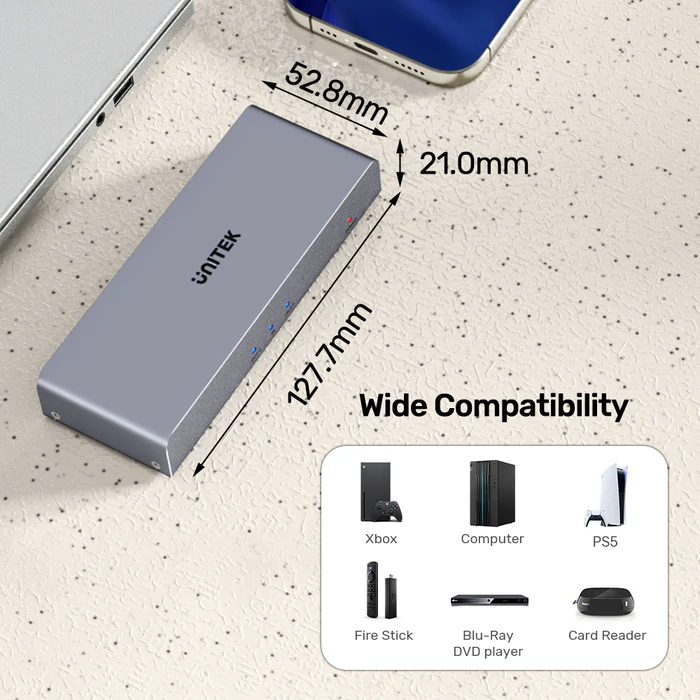 Unitek HDMI Splitter 1x2 4K30Hz V1130A