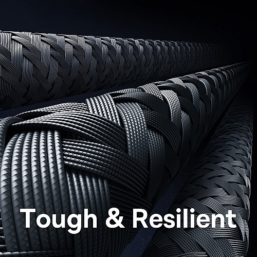 Baseus Cable USB-C to USB-A Unbreakable Braided 100W 1.0m White