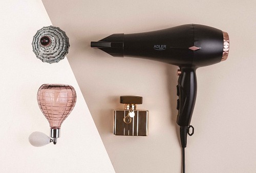 Adler AD2244 Hair Dryer 2000W with Ioniser Diffuser and Silent AC Motor