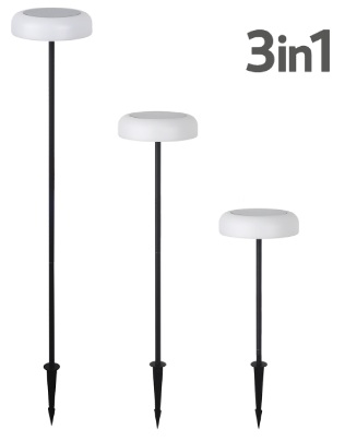 GBC KELU HALO Solar Garden Lamp 100lm Natural White