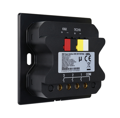 HDL KNX Standalone Power Interf. 3CH 10A Relay Granite & A2 Series