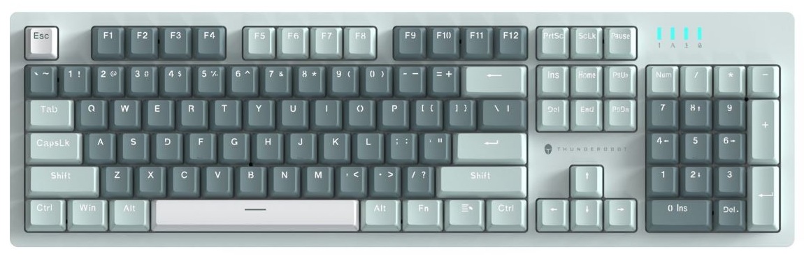 Thunderobot K104 Gaming Mechanical Keyboard 104 Red Switch Keys